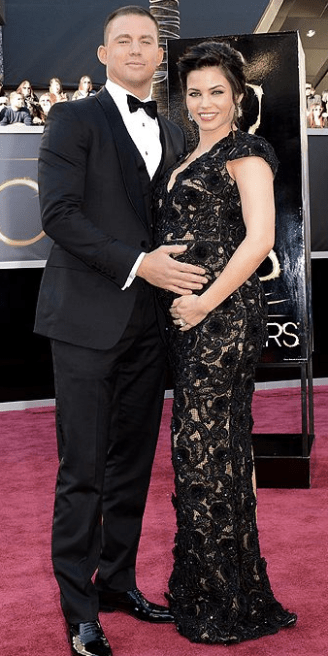 Channing Tatum on Oscars 2013 Red Carpet With Pregnant Wife Jenna Dewan